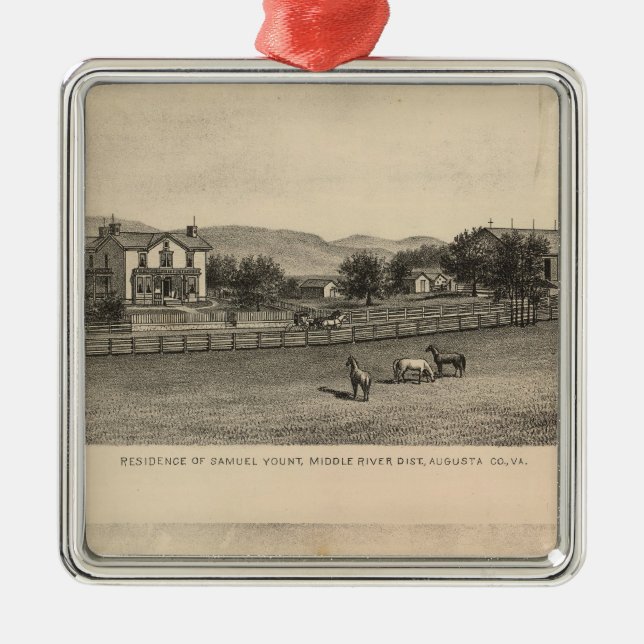 Jungwohnungen Silbernes Ornament (Vorne)