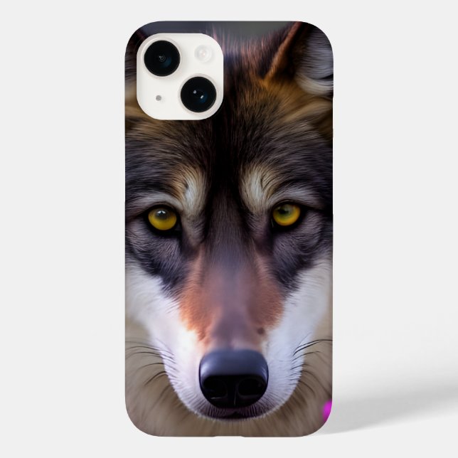Jungwolfstarre Case-Mate iPhone 14 Hülle (Rückseite)