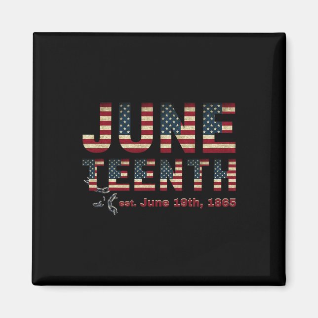 Juni 1865 Texas1 Magnet (Vorne)