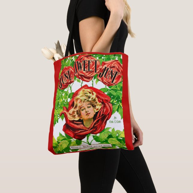 Juni 1908 Druck der Notenblätter des Sweet June Tasche (Von Nahem)