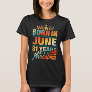 Juni 1941 81 Jahre alt 81. Geburtstagskandale Grap T-Shirt