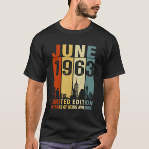 Juni 1963 60 Jahre großartig T-Shirt