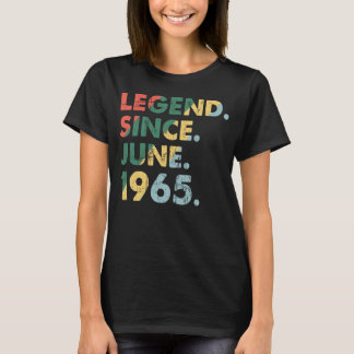 Juni 1965 Legendäre Jahr 1965 Retro Legend seit 1 T-Shirt