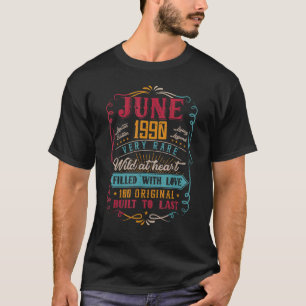 Juni 1990 1990 32 Jahre alt 32. Geburtstag T-Shirt