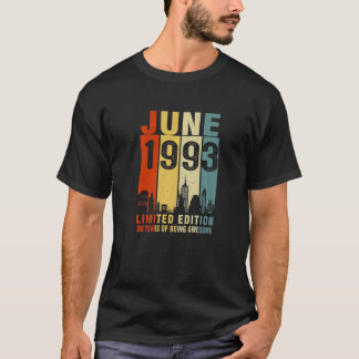 Juni 1993 30 Jahre Phantastisch Vintag T-Shirt