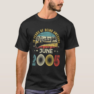 Juni 2005 Limited Edition Retro 16th Bday 16 Years T-Shirt