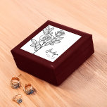 Juni Geburtsmonat Blume Rose Minimalistisch Erinnerungskiste<br><div class="desc">Feiern Sie einen Geburtstag im Juni mit dieser eleganten,  personalisierten Geschenkboxen mit der Rose der Blume! Es ist aus lackiertem Holz mit einem weichen Filzstil gefertigt und eignet sich hervorragend für die Lagerung von Schmuck und Halsbechern. Ein minimalistisches,  nachdenkliches Geschenk,  das jeder Sammlung Schönheit und Bedeutung verleiht.</div>