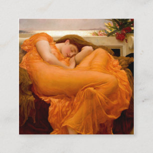 Juni-Gemälde von Frederic Leighton Quadratische Visitenkarte
