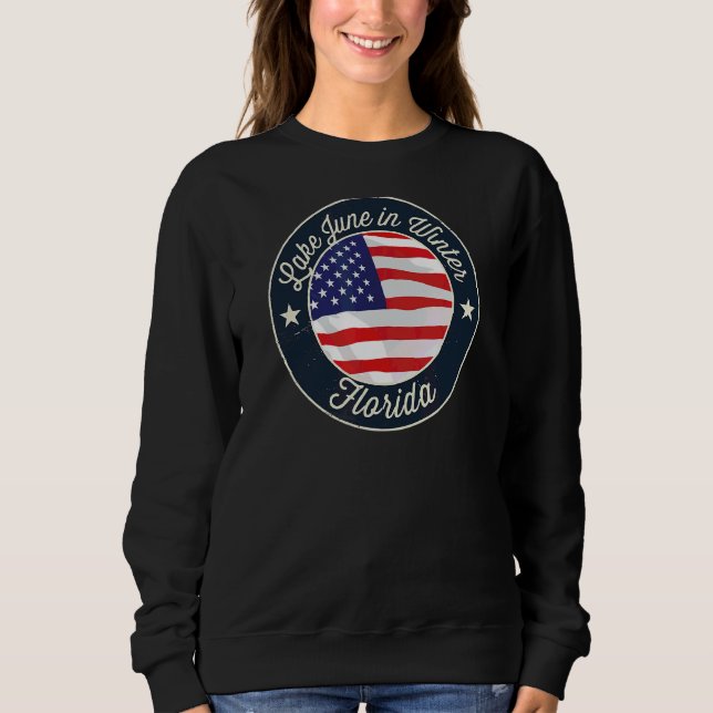 Juni im Winter Patriotic Florida Souvenir Sweatshirt (Vorderseite)
