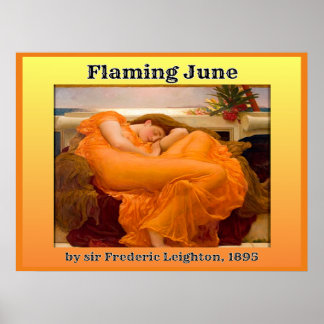 Juni in Flammen Poster