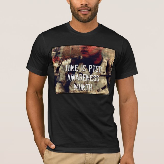 Juni ist der PTSD-Sensibilisierungsmonat T-Shirt (Vorderseite)