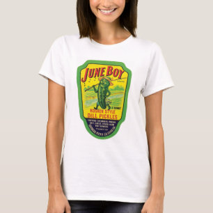 Juni-Junge legt T - Shirt in Essig ein