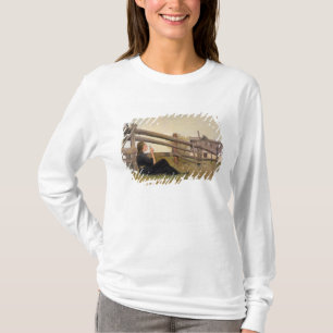 Juni. Mädchen-durchbrennenlöwenzahn-Samen, 1899 T-Shirt
