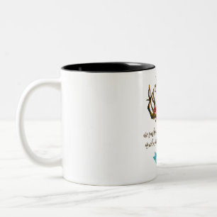 Juni Mädchen sind Sonnenschein. Boho Skull Bohemi Zweifarbige Tasse