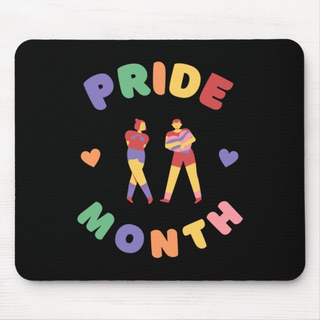 Juni Pride Monat Mousepad (Vorne)