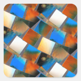 Juni Quadratischer Aufkleber