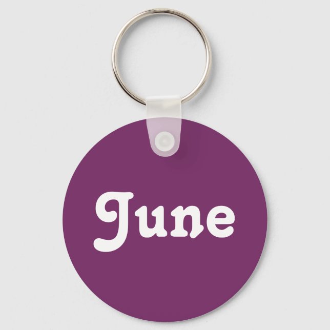 Juni Schlüsselanhänger (Vorderseite)