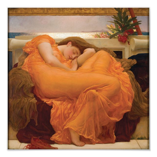 Juni von Frederic Leighton Fotodruck (Vorne)