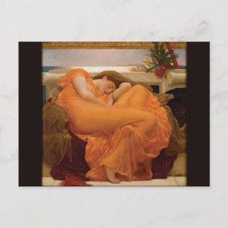 Juni von Frederic Leighton Postkarte