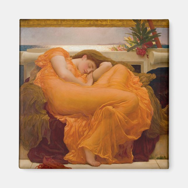 Juni von Frederic Lord Leighton 1830 Magnet (Vorne)