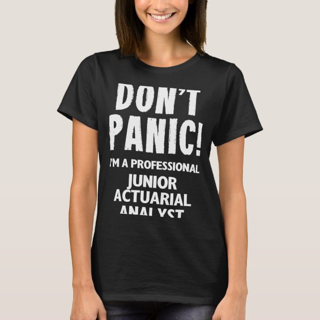 Junior Actuarial Analyst T-Shirt (Vorderseite)