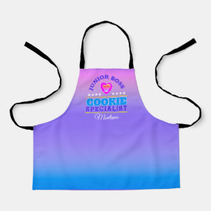 Junior Boss Keksexperte Kinder Backgeschenk Schürze