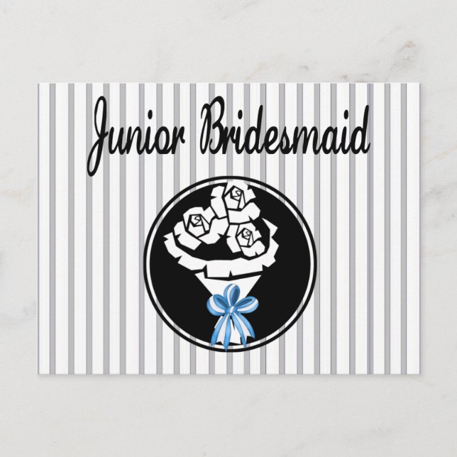 Junior Bridesmaid Postkarte (Vorderseite)