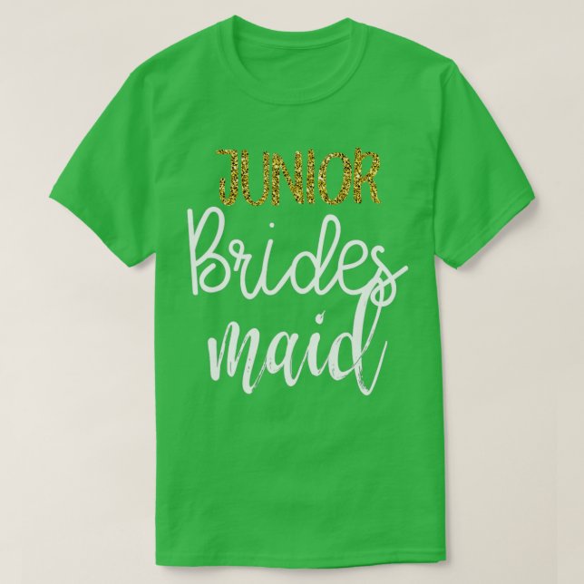 Junior Bridesmaid Wedding Party Junggeselinnen-Abs T-Shirt (Design vorne)