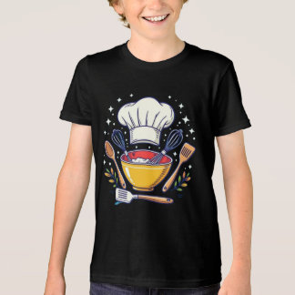 Junior-Chef-Bäckerei-Kochclub Tri-Blend Shirt