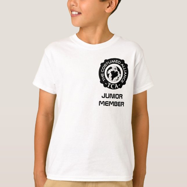 Junior Crew Shirt, rot T-Shirt (Vorderseite)