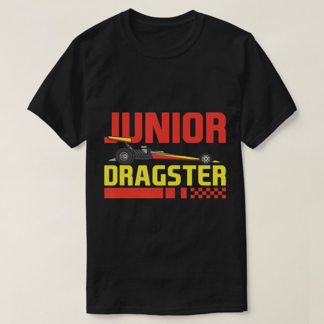Junior Dragster Drag Racing Future Drag Racer Kind T-Shirt (Design vorne)