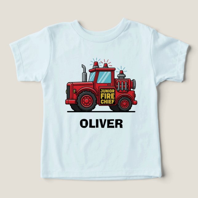 Junior-Feuerwehrchef-Feuerwehrmann-LKW (Design Vorderseite)