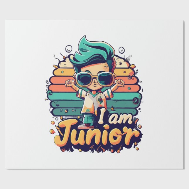 Junior Geschenkpapier (Flach)