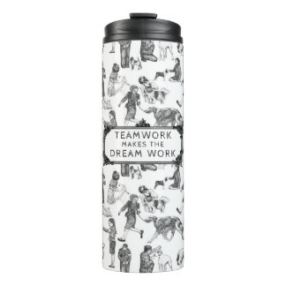 JUNIOR Handlers Dog Schwarze Toile anzeigen Thermosbecher