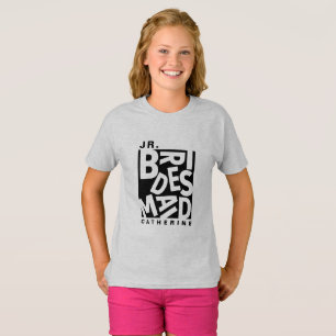Junior Jr. Brautjungfer, Hochzeitsparty T-Shirt