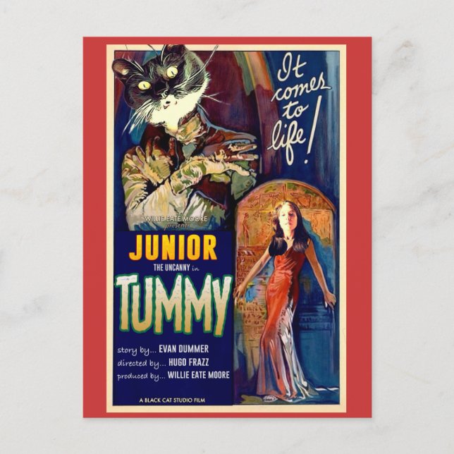 Junior la carte postale étrange (Devant)