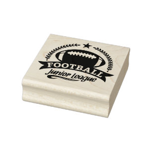 Junior League Football Briefmarke Gummistempel