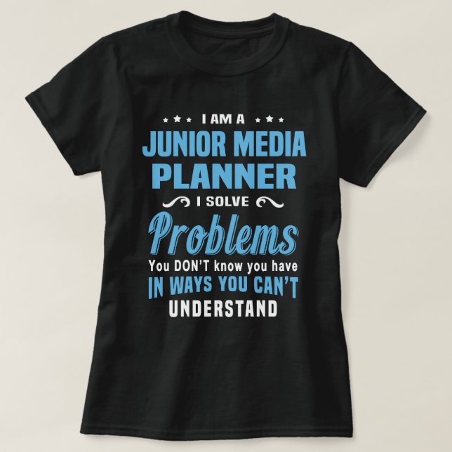 Junior Media Planner T-Shirt (Design vorne)