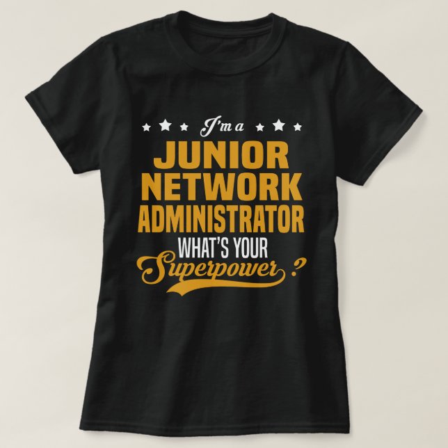 Junior Network Administrator T-Shirt (Design vorne)