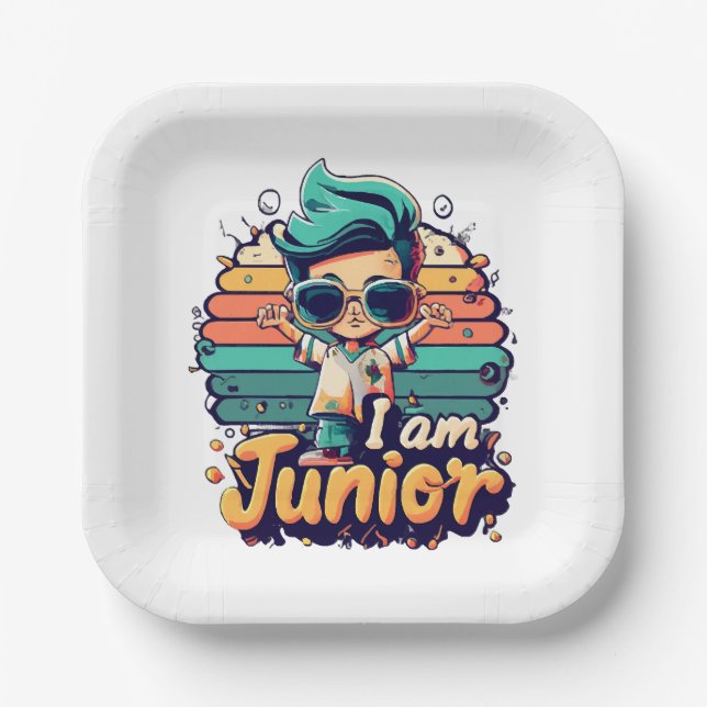 Junior Pappteller (Vorderseite)