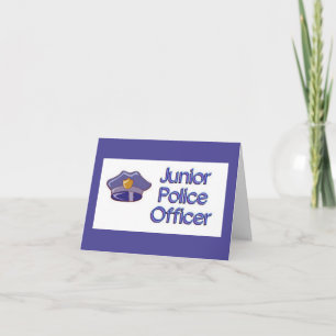 Junior Police Officer Birthday Invite Einladung