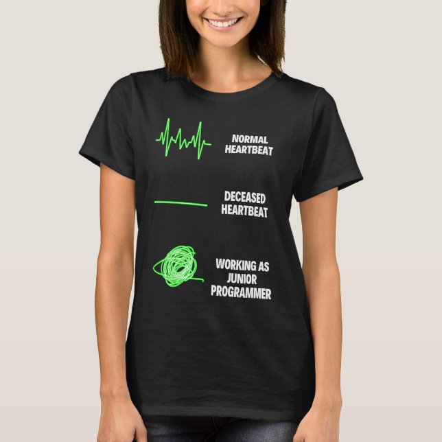 Junior Programmer Professional Worker Programming  T-Shirt (Vorderseite)