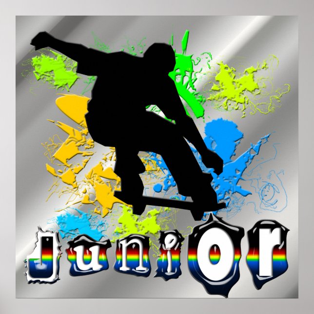 Junior - Skateboarding Poster (Vorne)