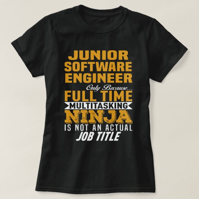 Junior Software Engineer T-Shirt (Design vorne)