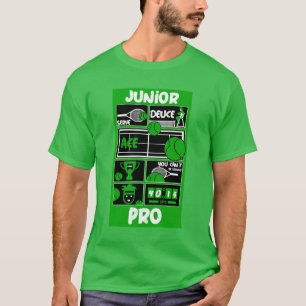 Junior Teen Boy Tennis Player T - Shirt