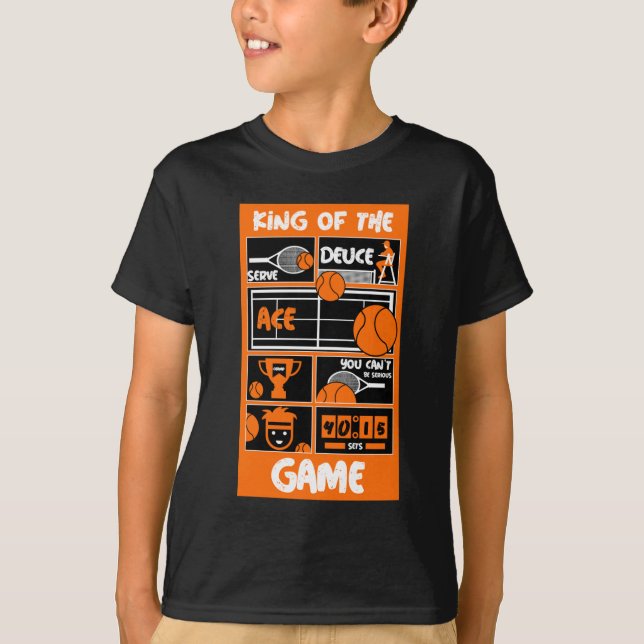 Junior Tennis Player T-Shirt (Vorderseite)