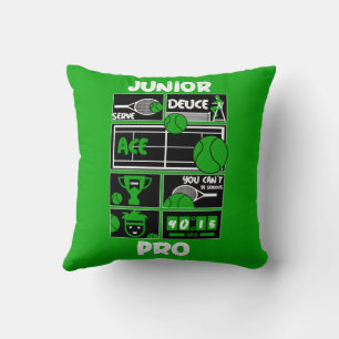 Junior Tennis Player T - Shirt Kissen