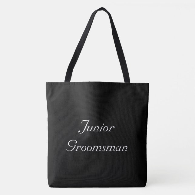 Junior Trauzeuge Tote Bag Tasche (Vorderseite)