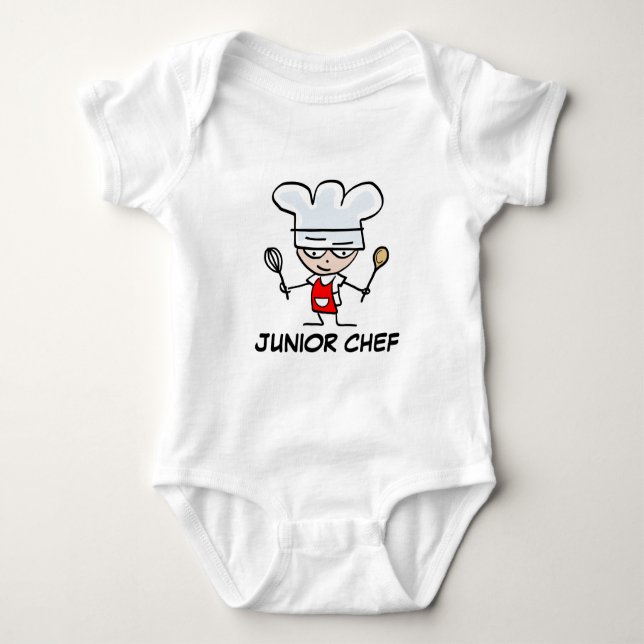 JuniorKochsbabyausstattung Baby Strampler (Vorderseite)