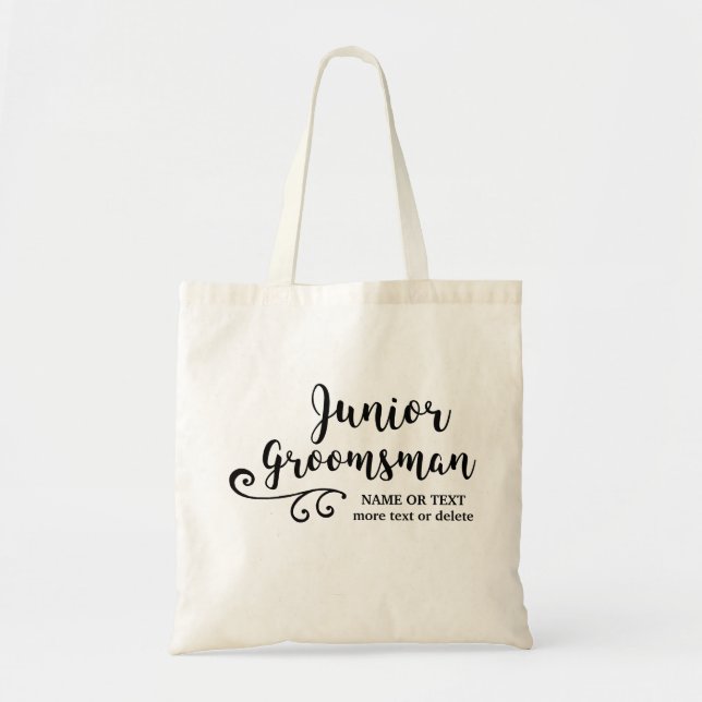 JuniorTrauzeuge-Taschen-Tasche| Chic-modernes Tragetasche (Vorne)